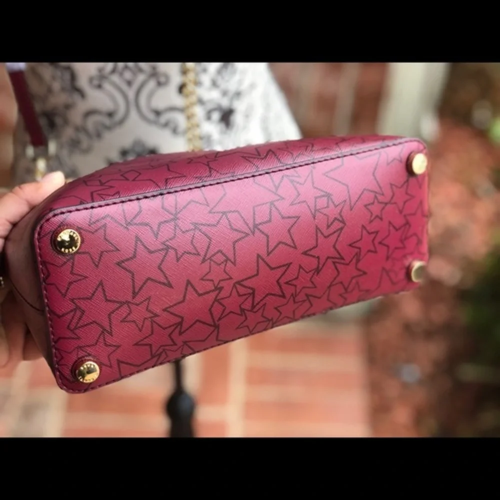 Michael kors Emmy mulberry small dome satchel bag